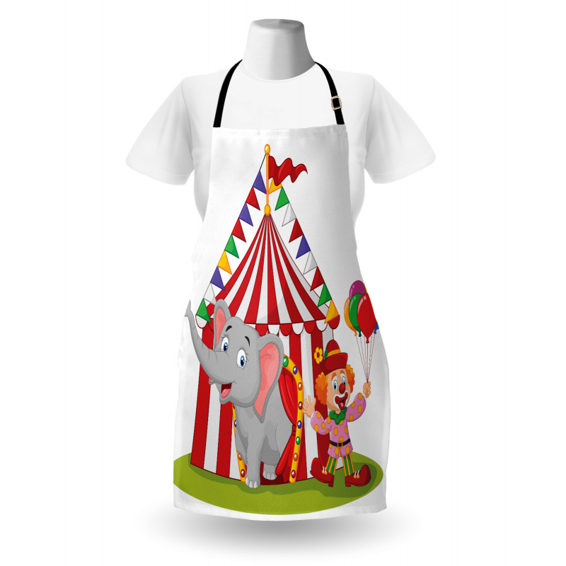 Circus Elephant Tent Apron