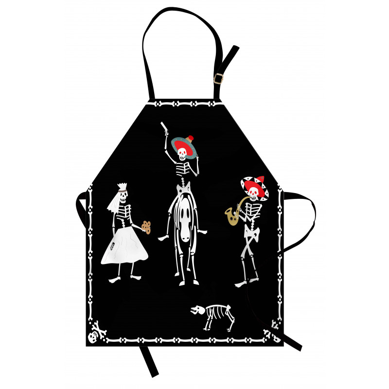 Spooky Wedding Art Apron