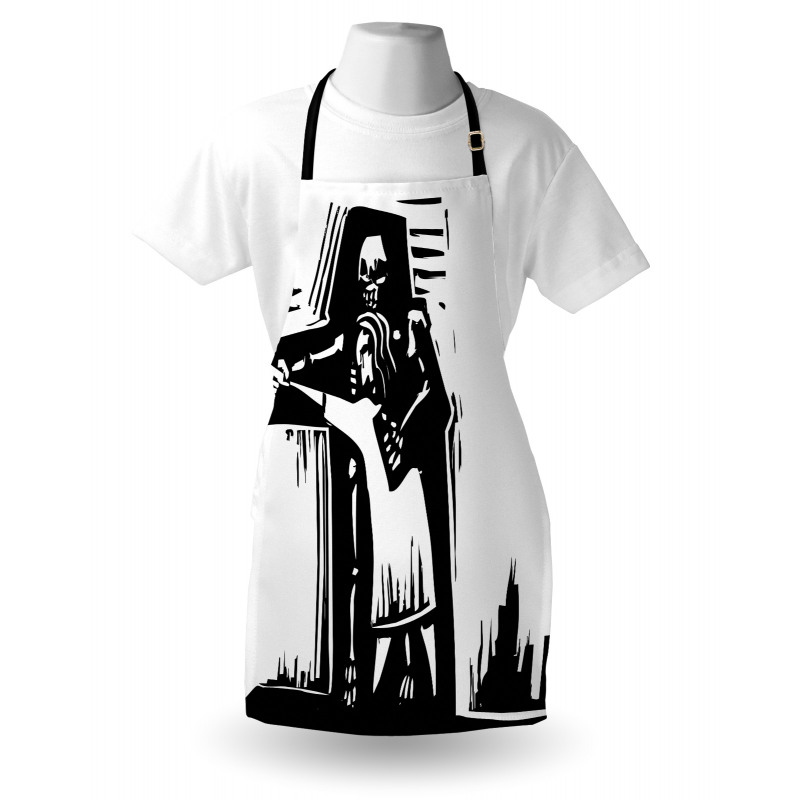 Dancing with Death Shadow Apron