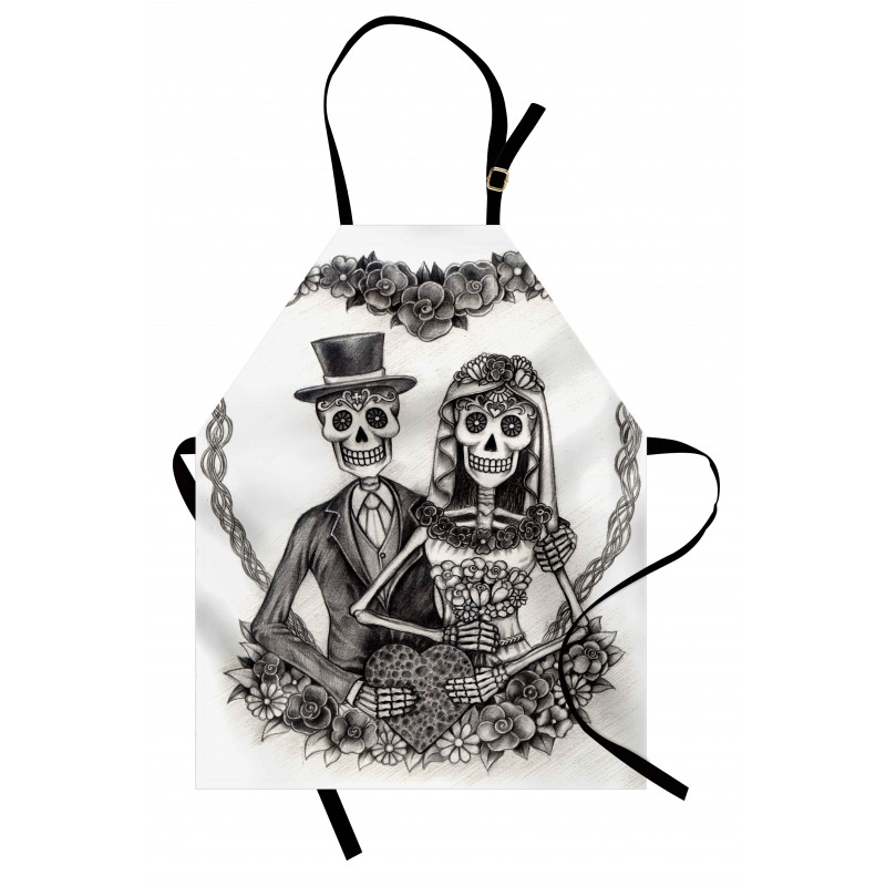 Spooky Valentines Marriage Apron