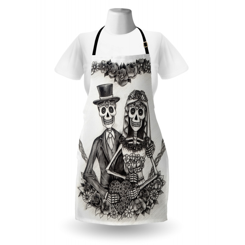 Spooky Valentines Marriage Apron