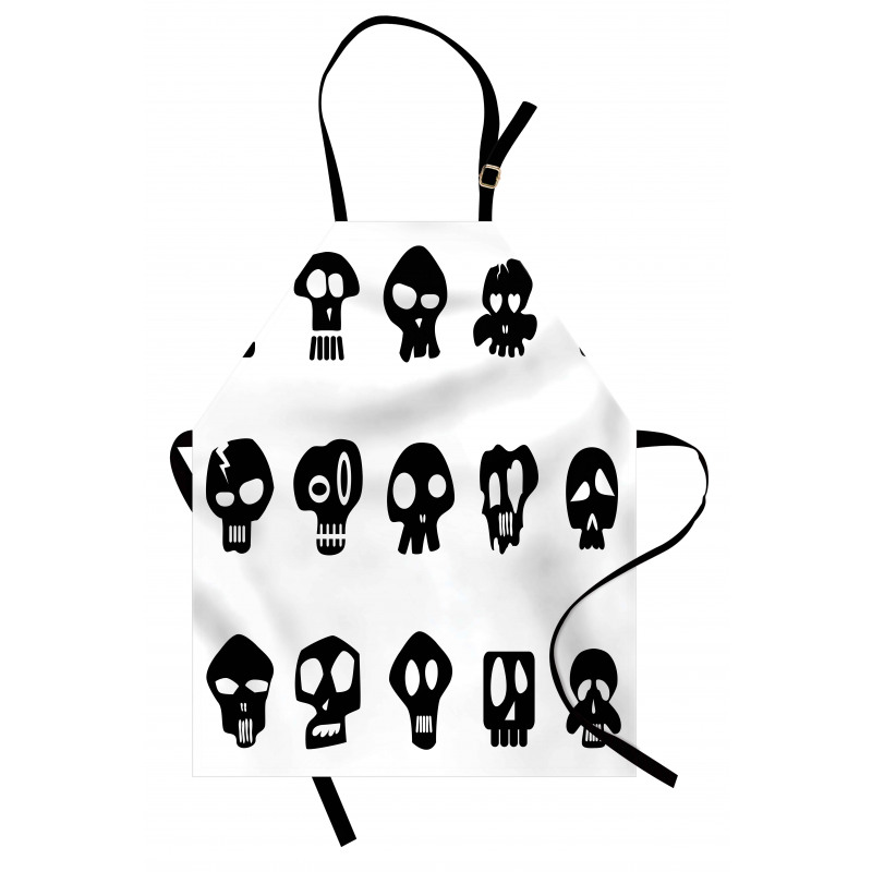 Funny Various Skull Apron