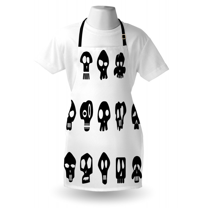 Funny Various Skull Apron