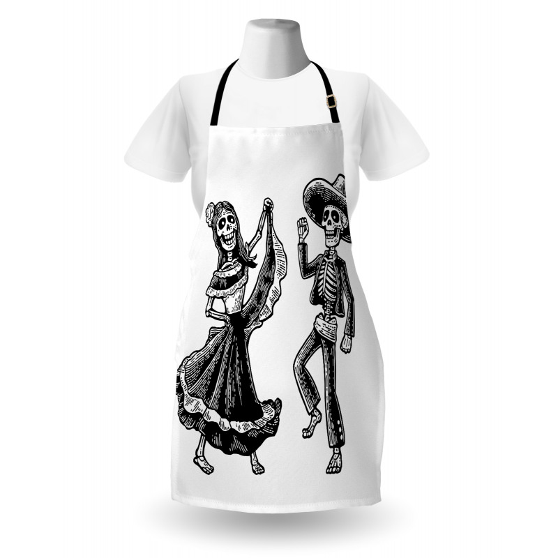 Day of the Dead Dancing Apron