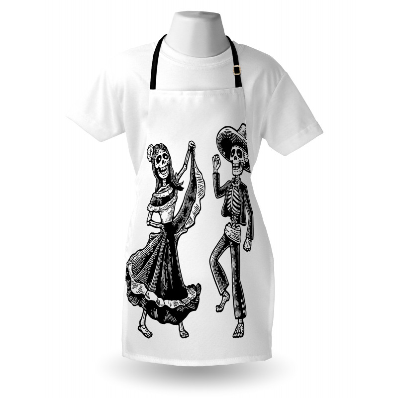 Day of the Dead Dancing Apron