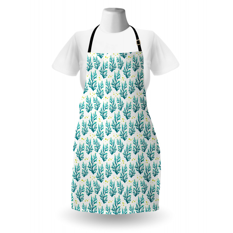 Corals and Fish Silhouette Apron