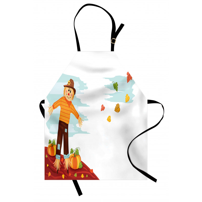 Scarecrow and Fruits Apron