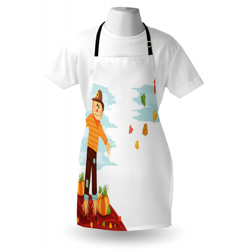 Scarecrow and Fruits Apron