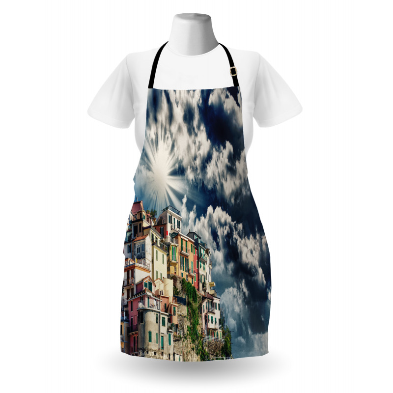 Mediterranean Coast Houses Apron