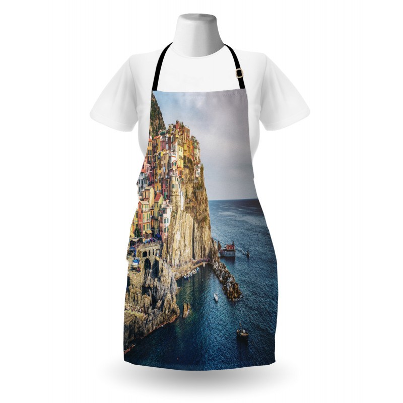 Manarola Village Panorama Apron