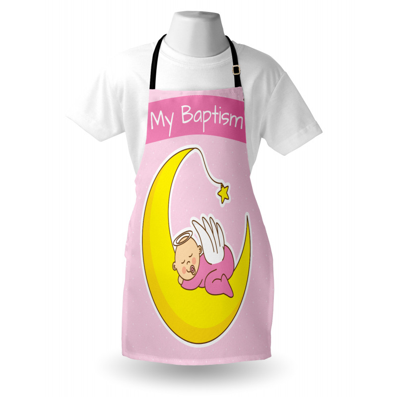 Moon Baby Girl Sleeping Apron