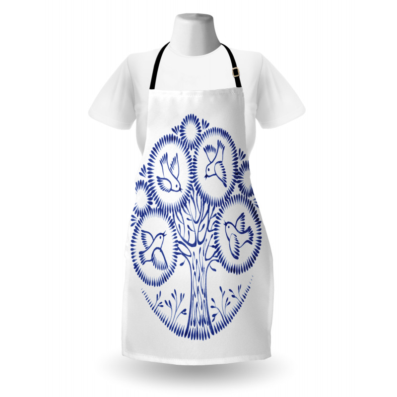 Birds in Botany Circles Apron