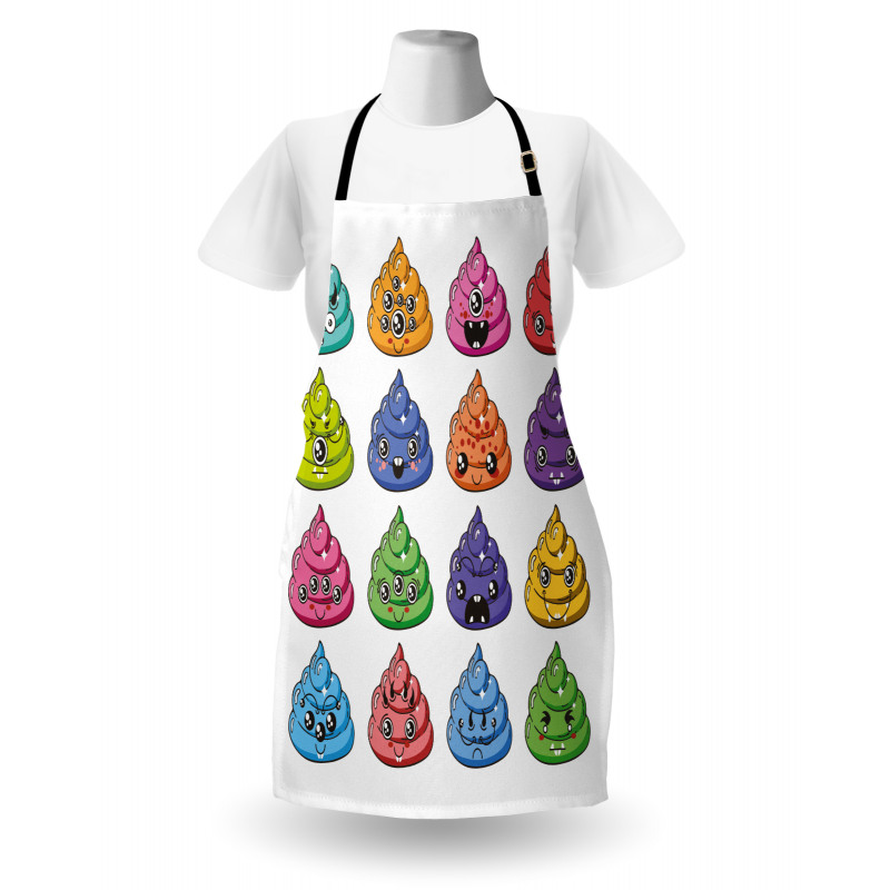 Happy Colorful Kawaii Apron