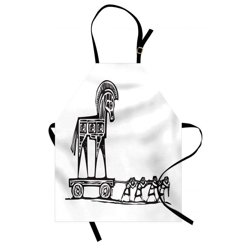 Greek Historic Troy Apron