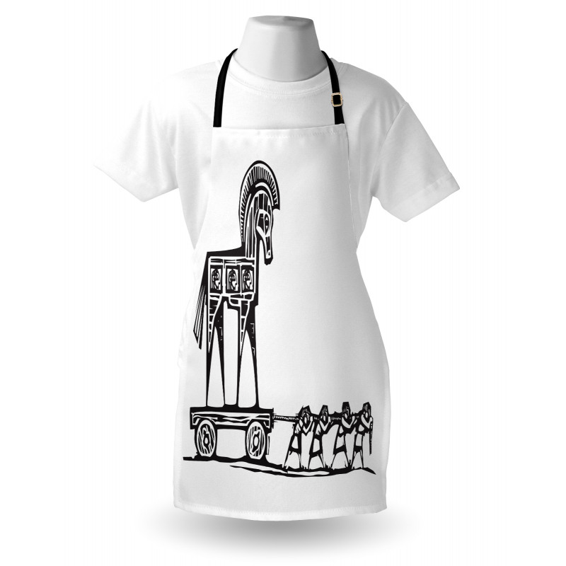 Greek Historic Troy Apron