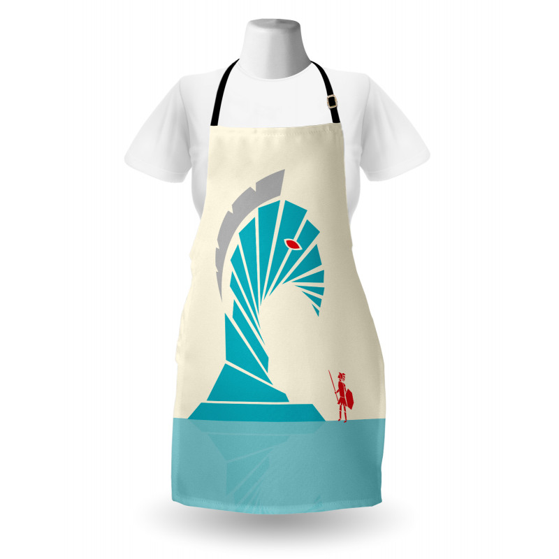 Trojan Horse Greek Male Apron