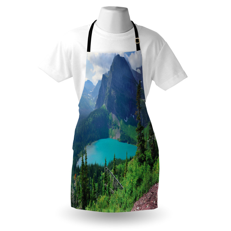 Grinnell Lake and Mountains Apron