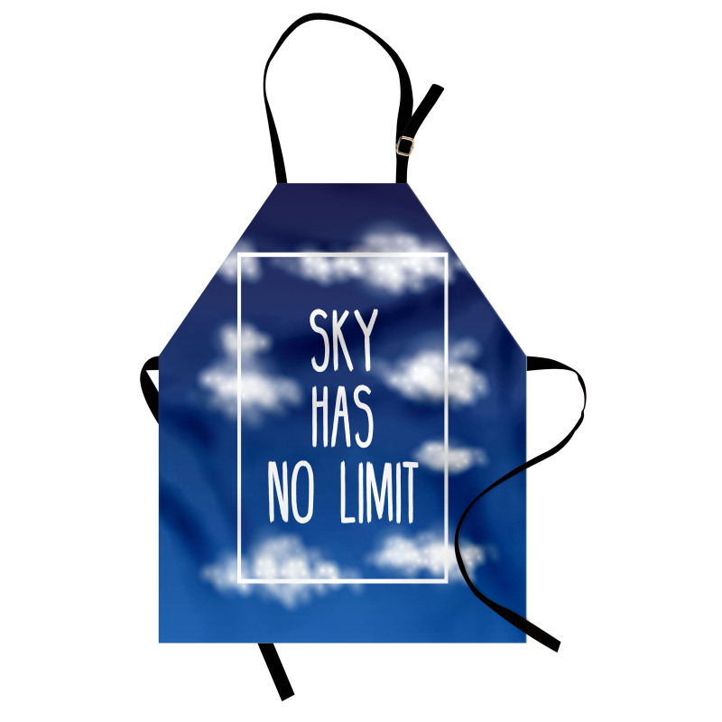 Sky Has No Limit Square Frame Apron