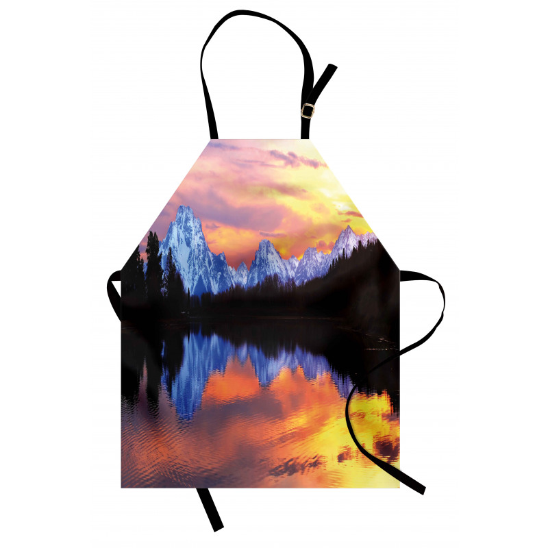 Grand Tetons View at Sunset Apron