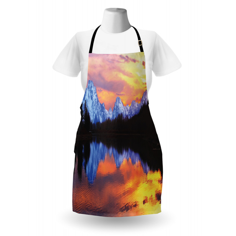 Grand Tetons View at Sunset Apron