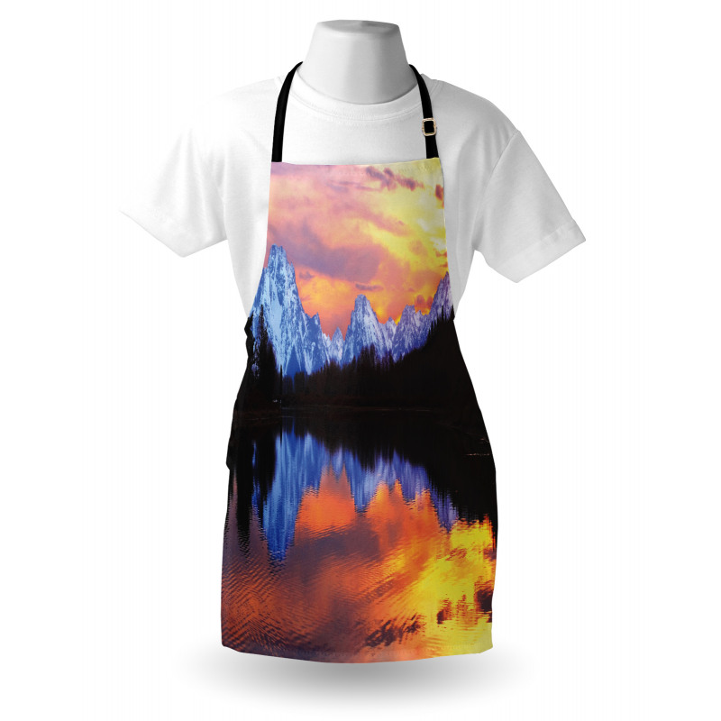 Grand Tetons View at Sunset Apron