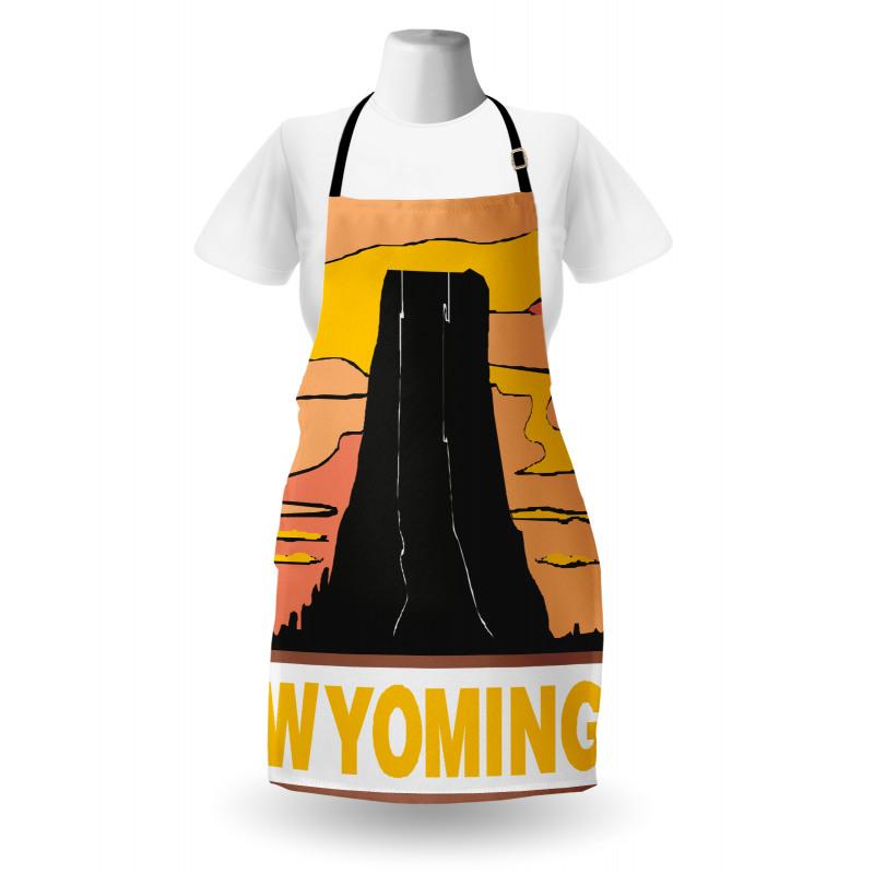 Simplistic Mountain Apron