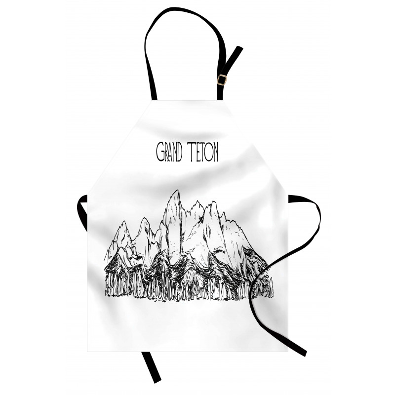 Simple Sketch Grand Teton Apron