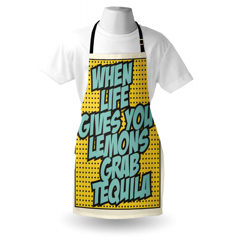 Retro Design Funny Words Apron