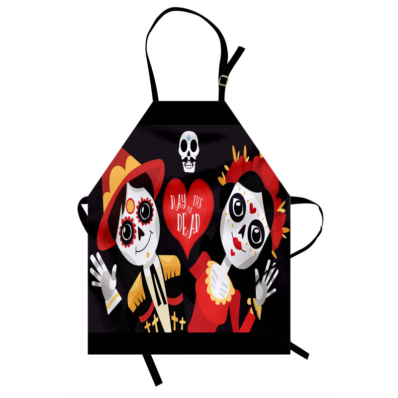 Sugar Skull Art Apron