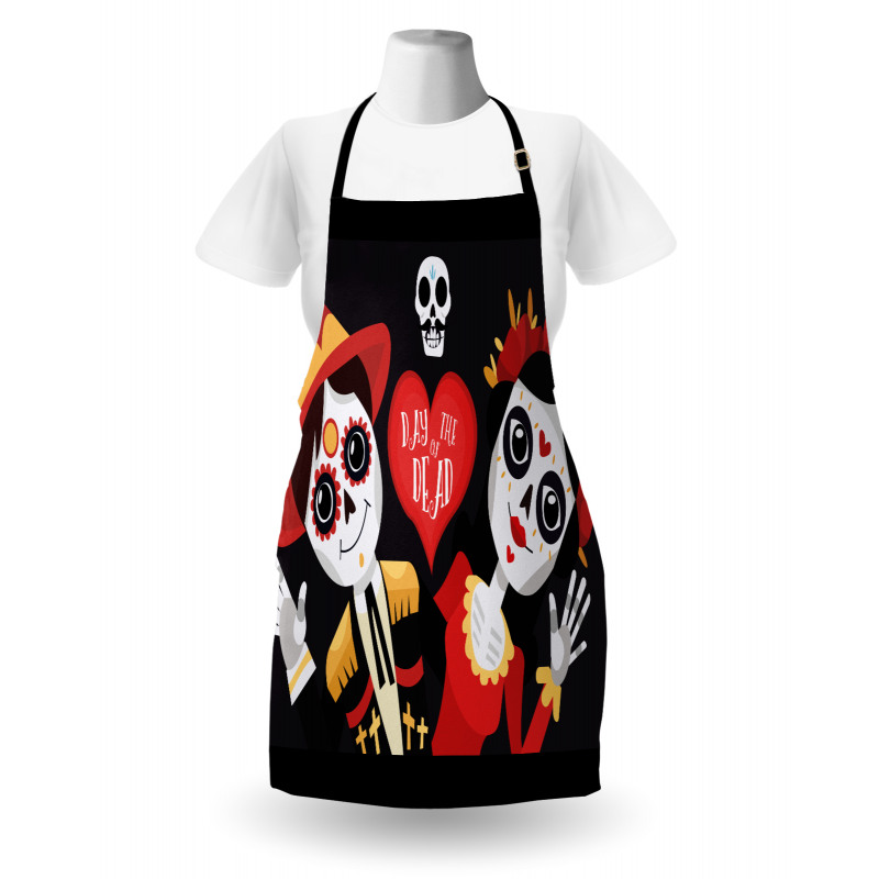 Sugar Skull Art Apron