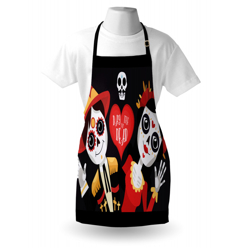 Sugar Skull Art Apron