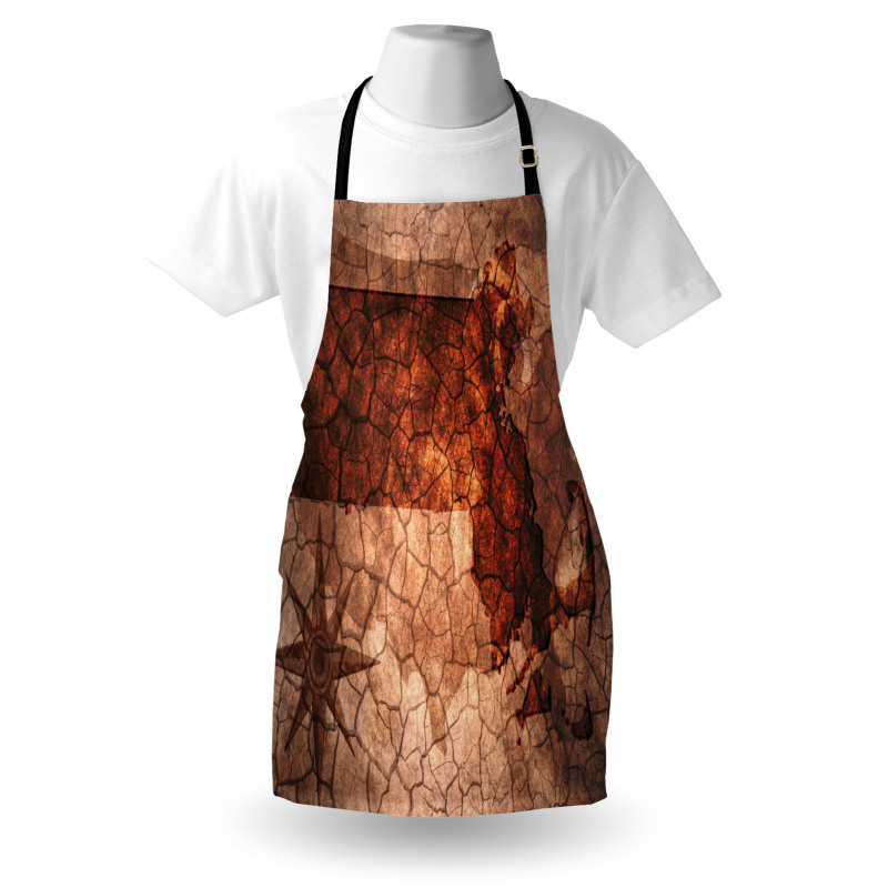 State Map USA Theme Apron