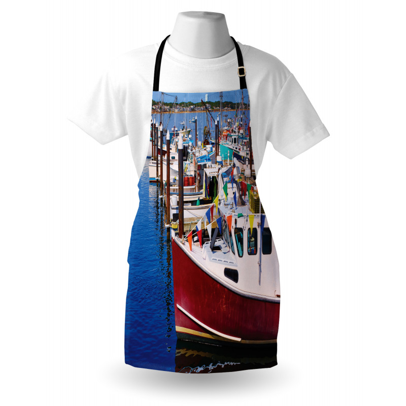 Boats Pier Nautical Apron