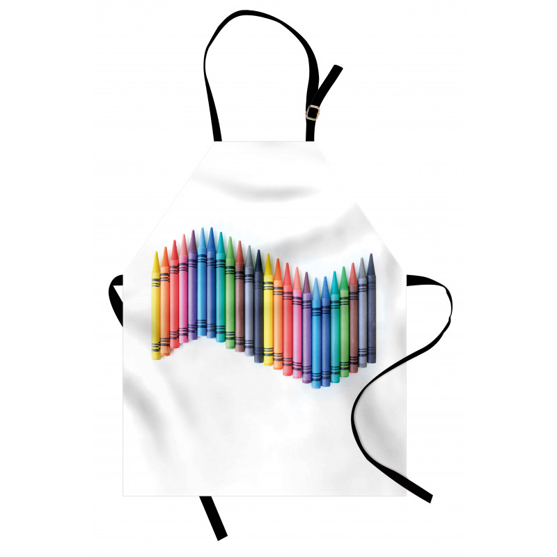 Tiny Wavy Painting Craft Apron