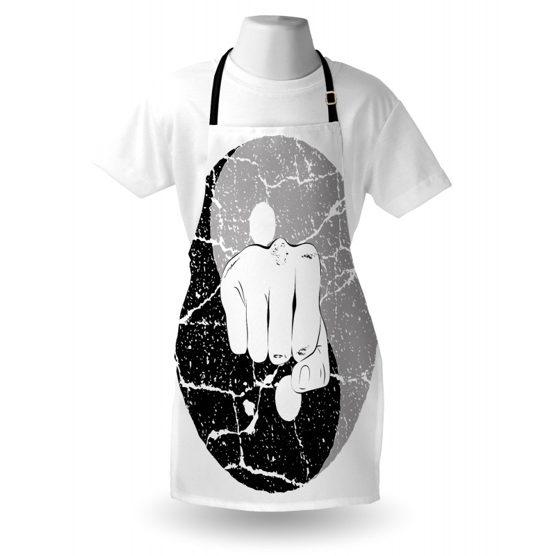 Fist in Yin Yang Apron