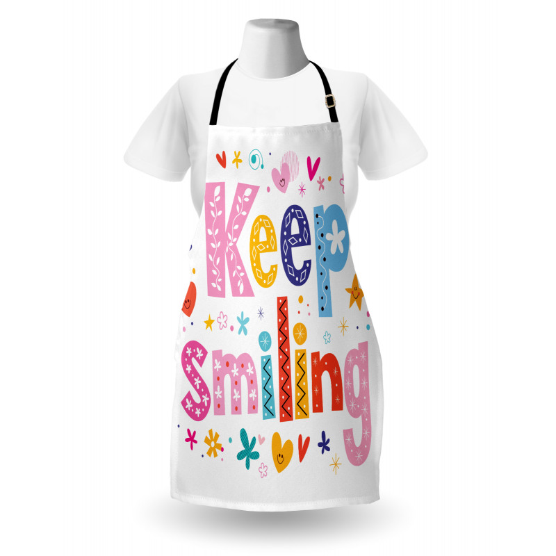 Vivid Keep Smiling Apron