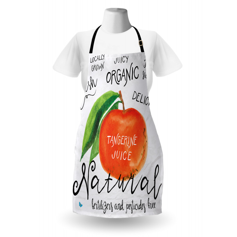 Watercolor Citrus Fruit Apron