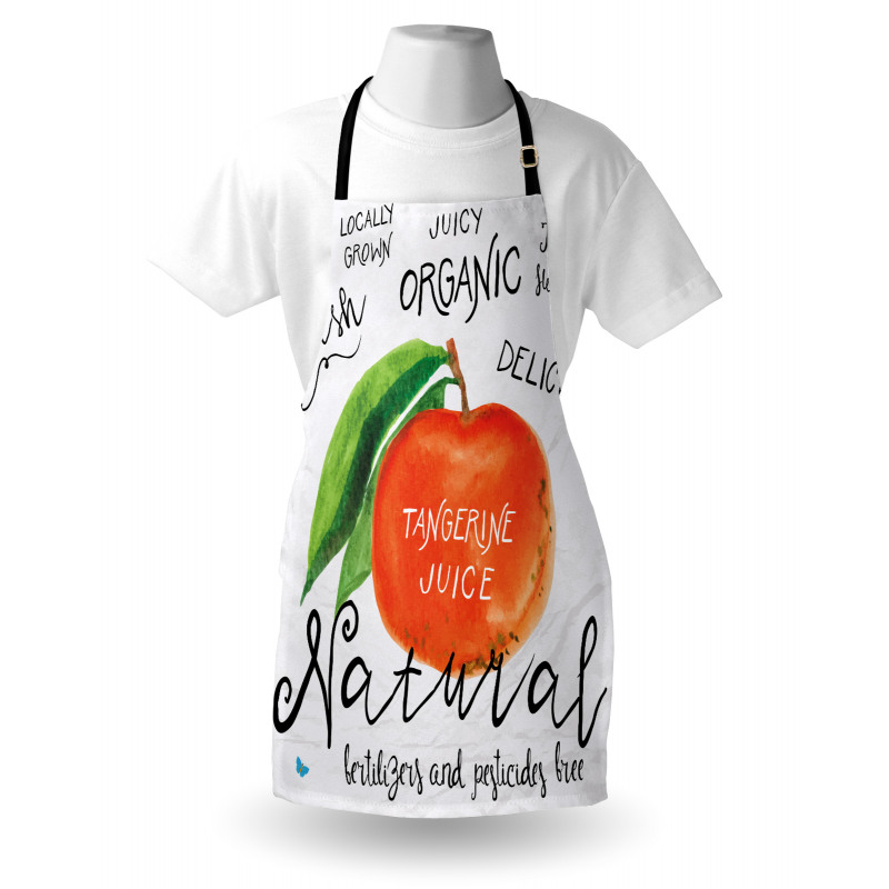 Watercolor Citrus Fruit Apron