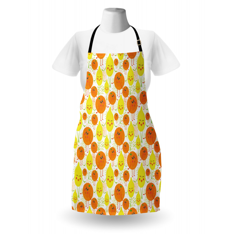 Cheerful Lemon and Orange Apron