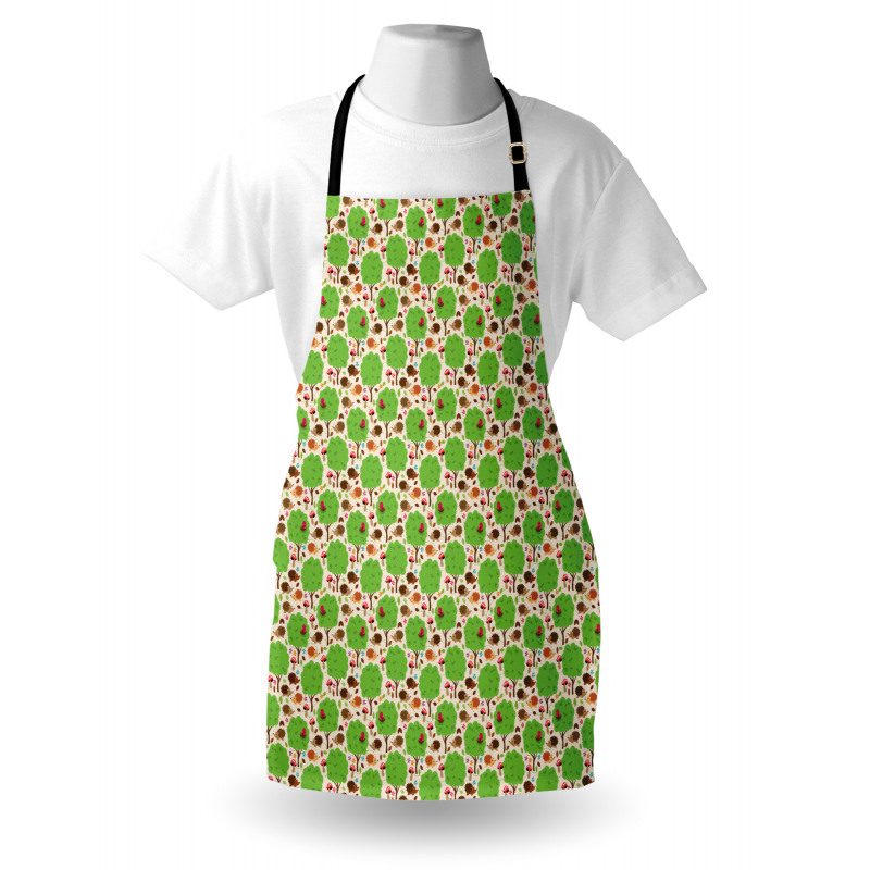 Hedgehogs and Trees Apron