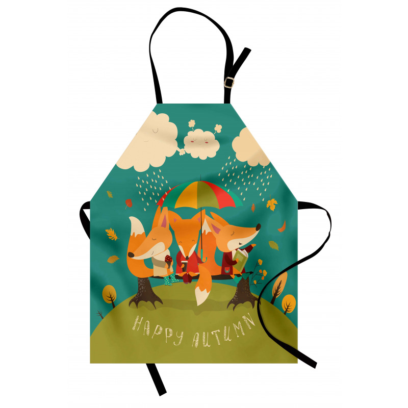 Foxes Umbrella Apron