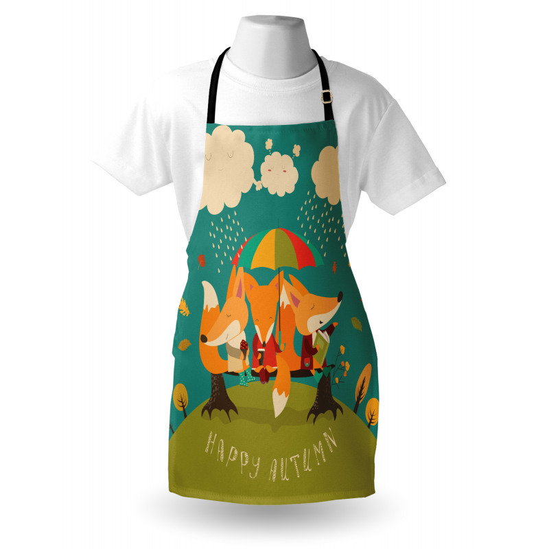 Foxes Umbrella Apron