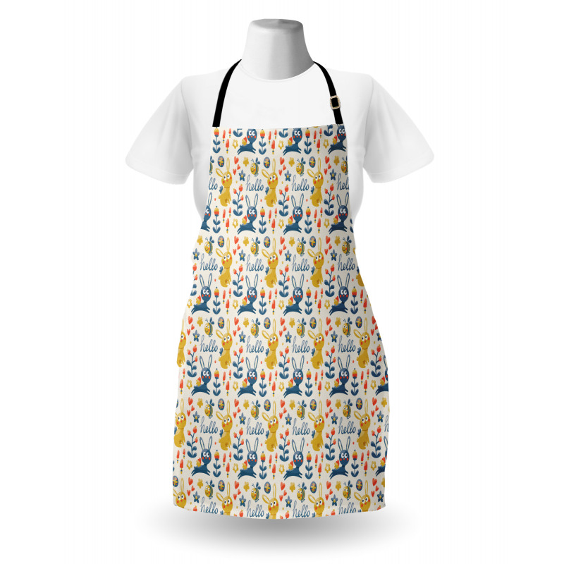 Bunny and Bee Hello Apron