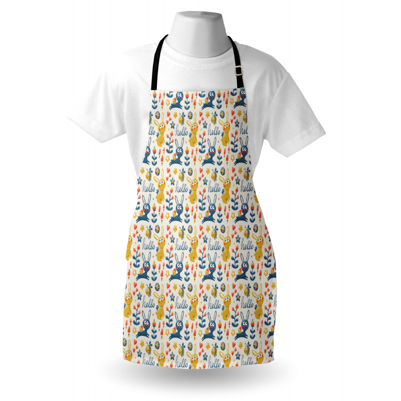 Bunny and Bee Hello Apron