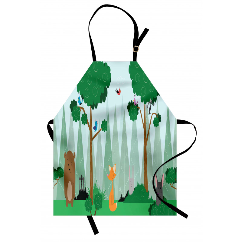 Woods Cartoon Apron