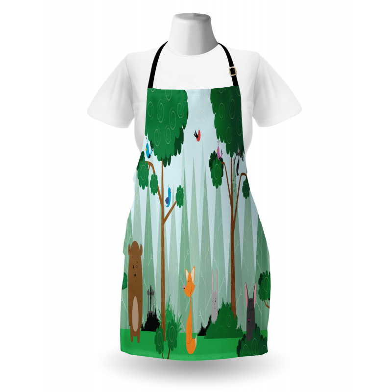 Woods Cartoon Apron