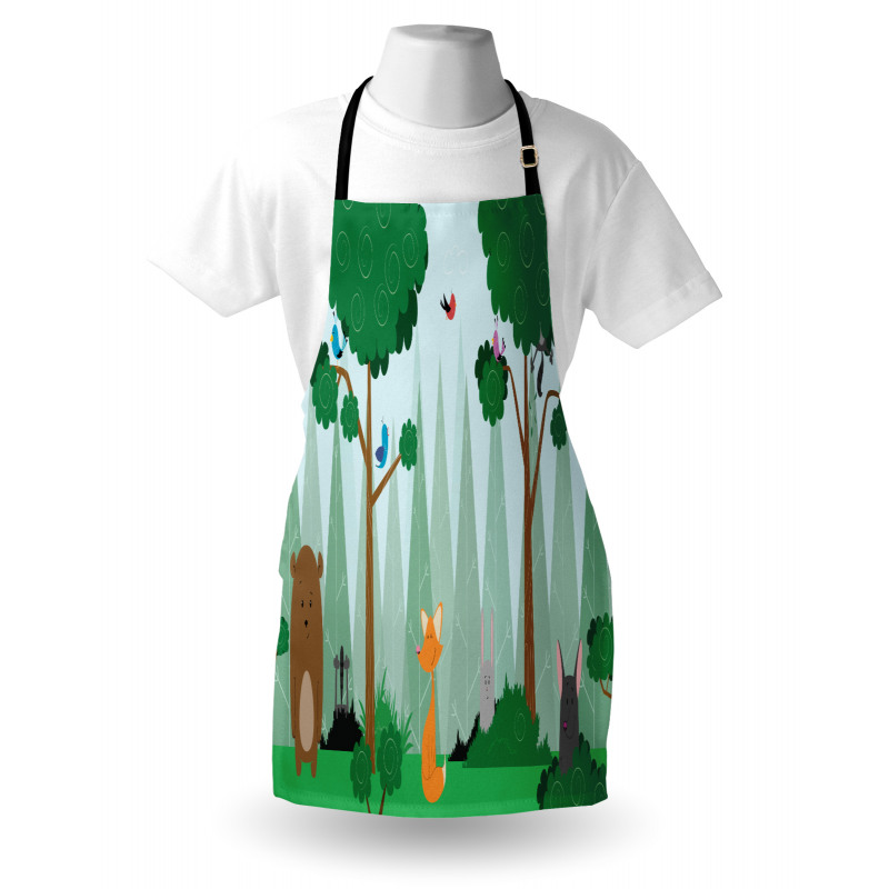 Woods Cartoon Apron