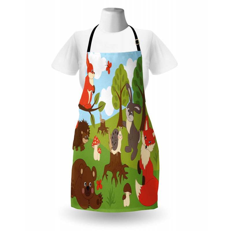 Woodland Fauna Apron