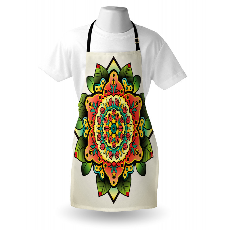 Floral Medallion Ornate Apron