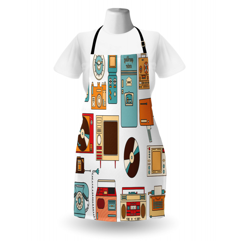 Vintage Electronics Art Apron